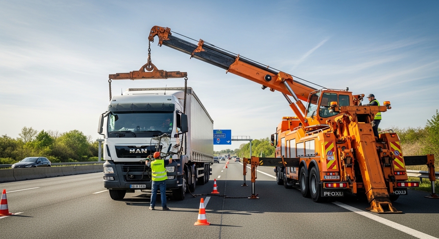 Dépannage poids lourds : guide complet pour les transporteurs