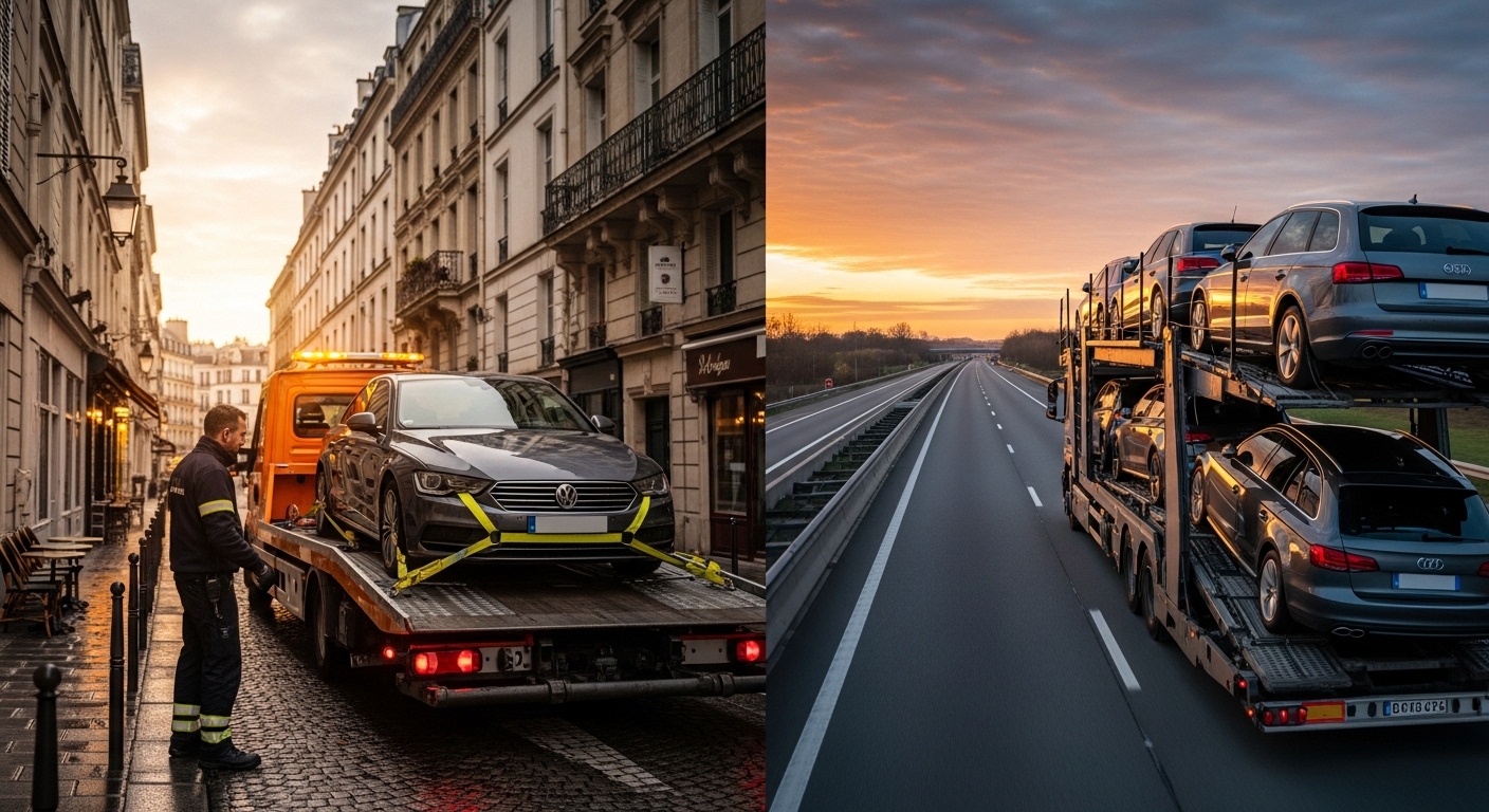 Transport et remorquage de véhicule : le guide complet 2026
