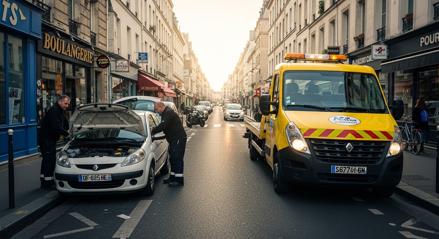 Towing in Aubervilliers
