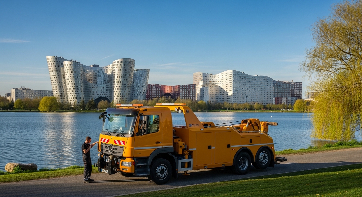 Towing in Créteil
