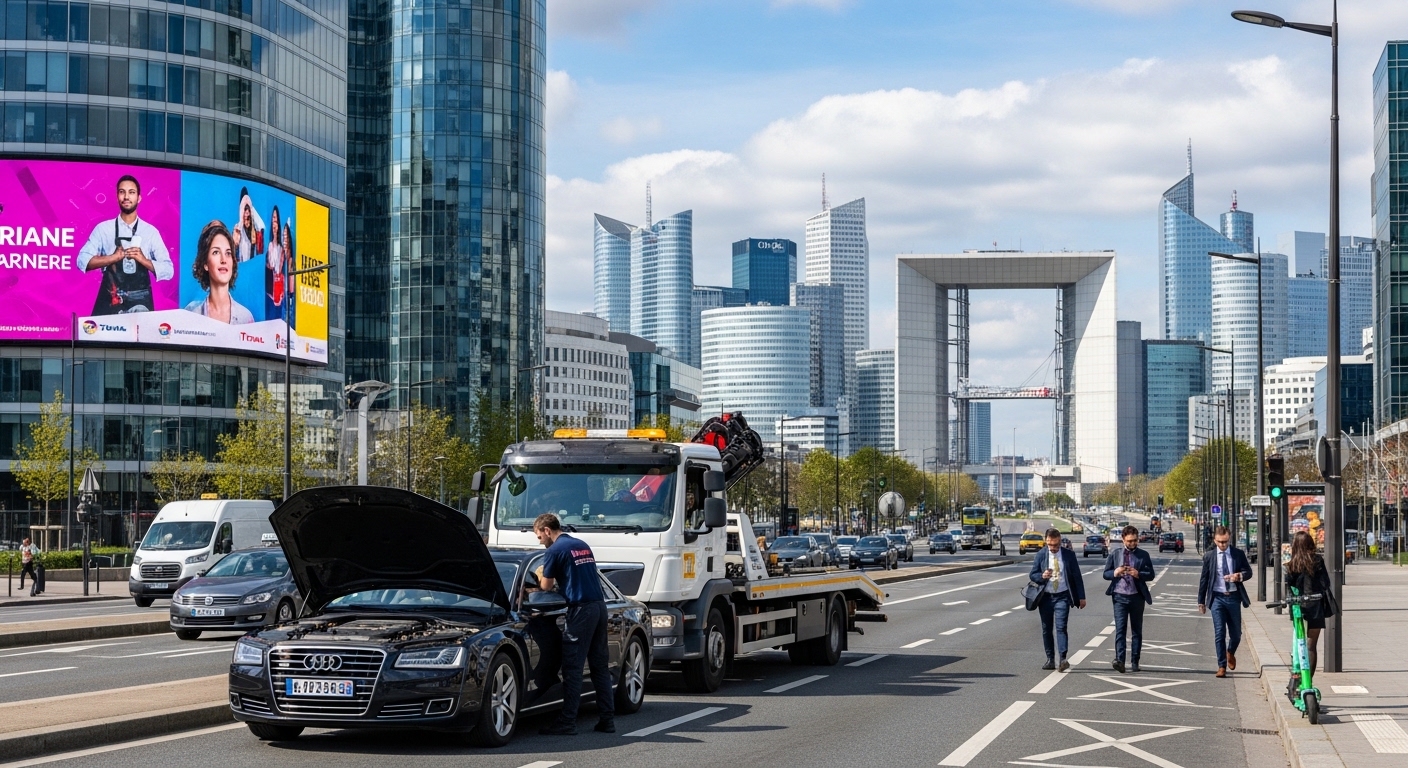 Towing in Nanterre